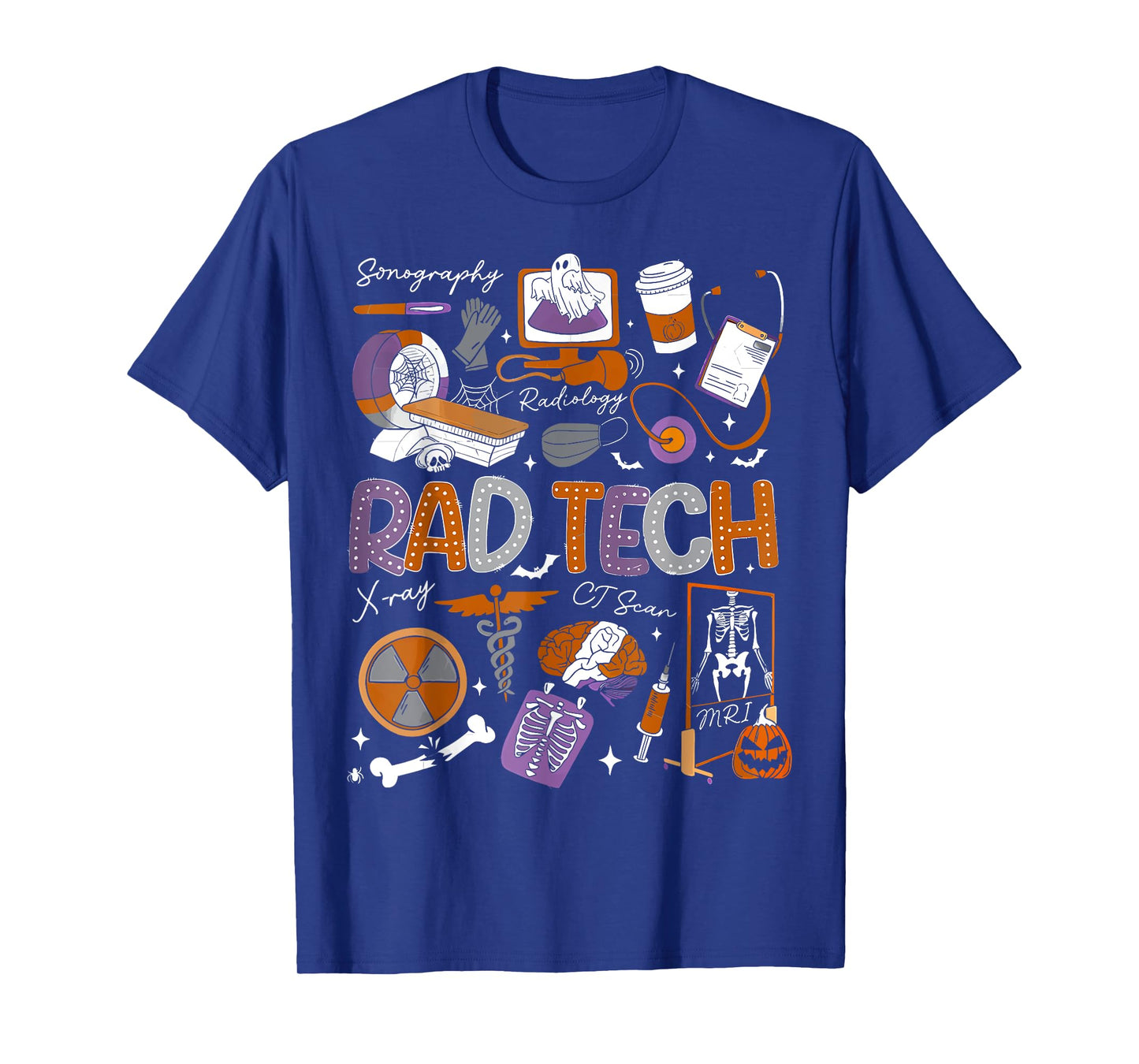 Radiology Technologist Halloween Ghost Rad Tech Halloween T-Shirt