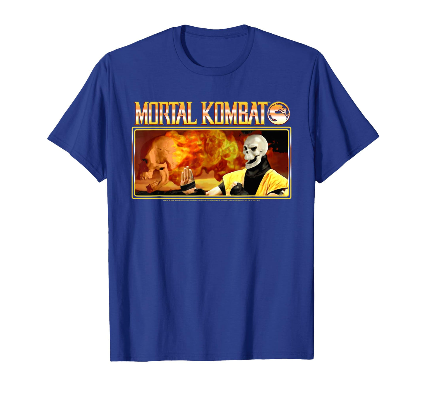 Mortal Kombat Inferno Scorpion Retro 90's Video Game T-Shirt
