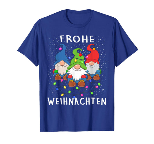 Funny Gnomes Merry Christmas Frohe Weihnachten T-Shirt