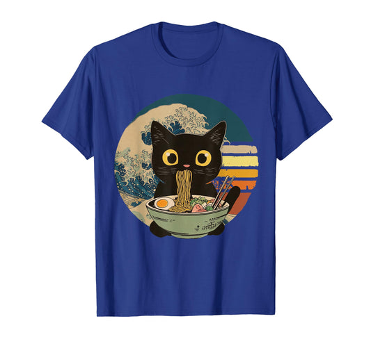 Cat Ramen Noodles Cat Japanese Kawaii Cat Japan Anime Cat T-Shirt