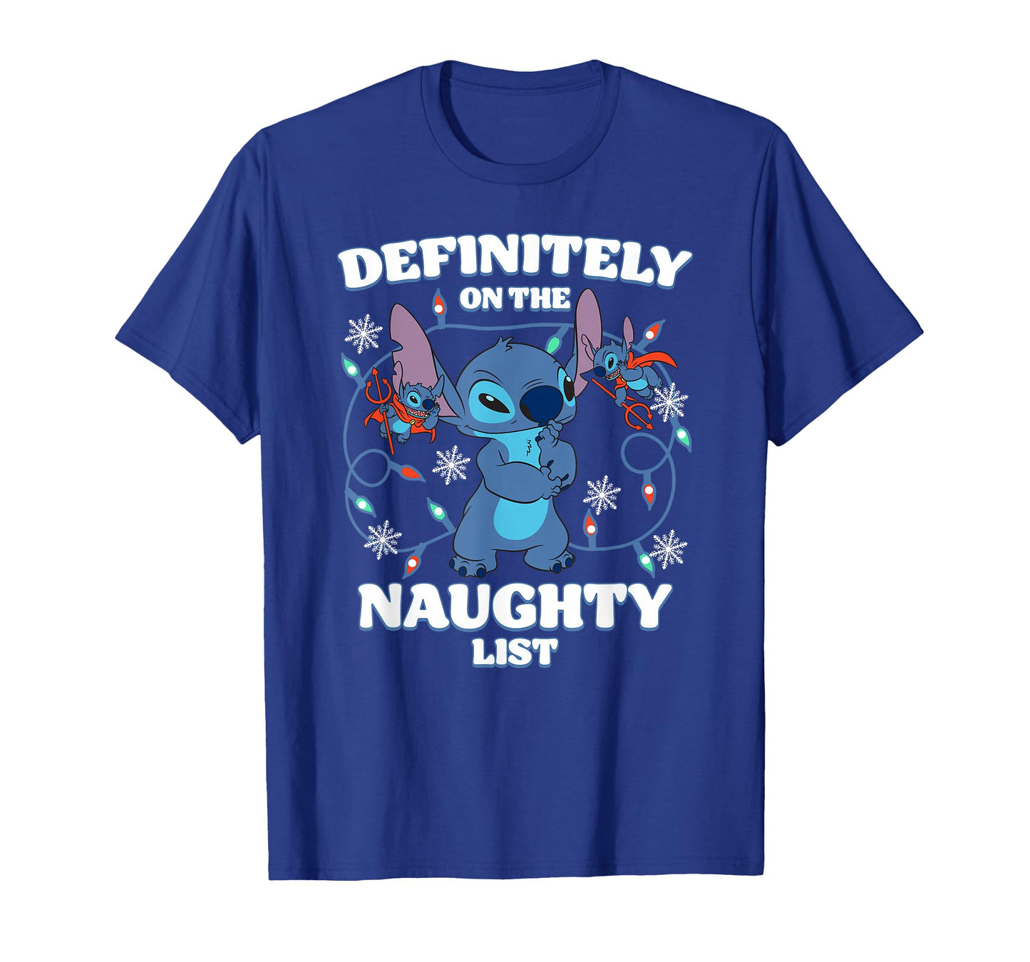 Disney Lilo & Stitch Christmas I'm in The Naughty List T-Shirt