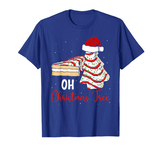 Groovy Oh Christmas Tree Cakes Debbie Beckey Jen Cake Lovers T-Shirt