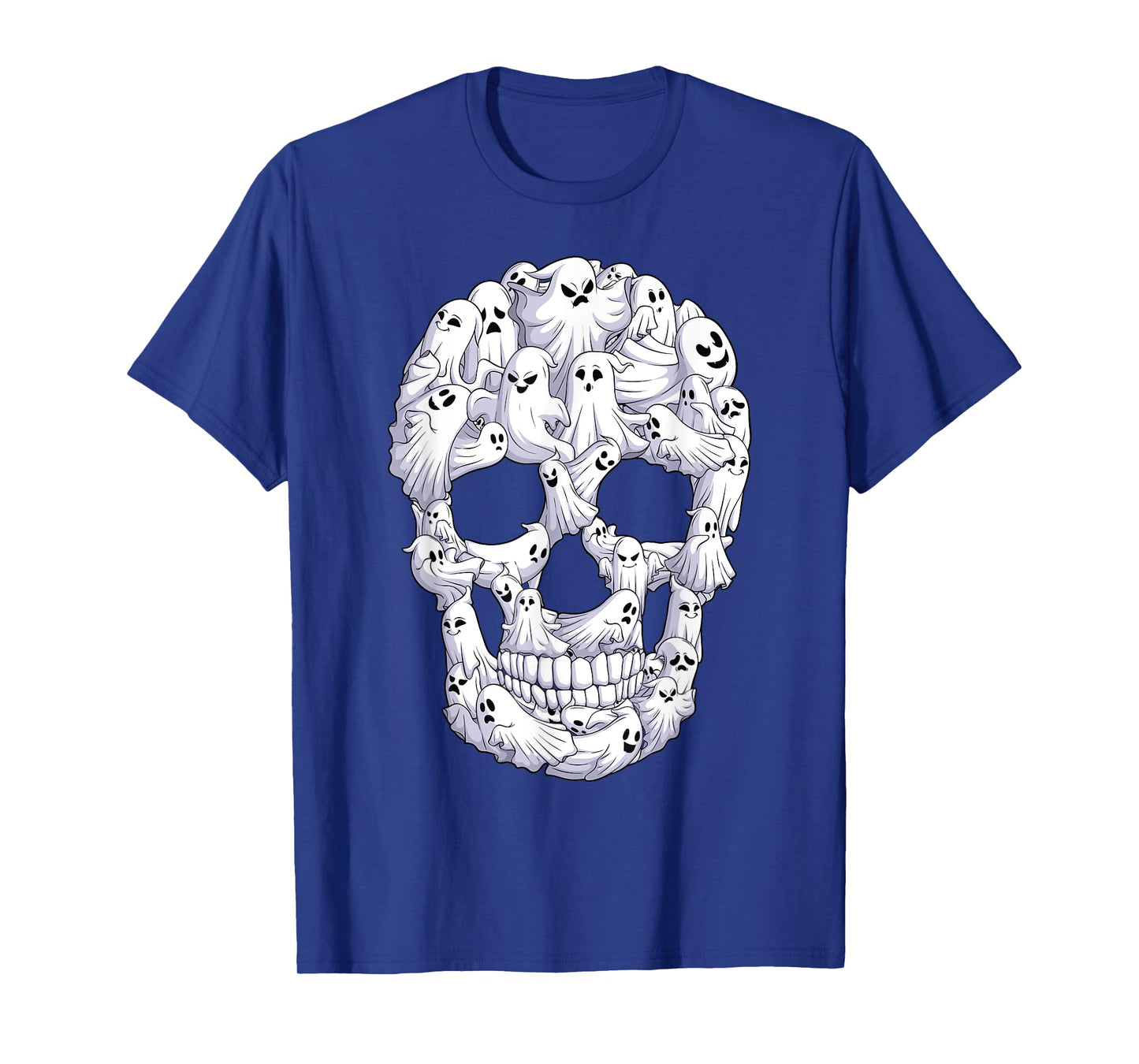 Skull Boo Ghost Funny boo ghosts Halloween costume men women T-Shirt