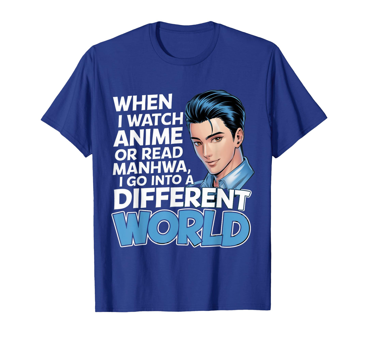 Anime Read Manhwa Otaku Manga Reader Manhwa Kawaii Anime T-Shirt