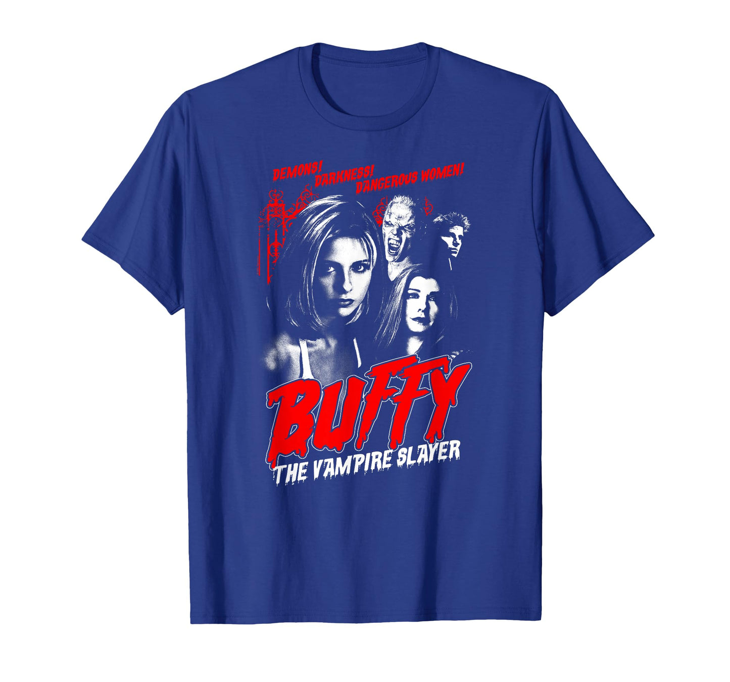 Buffy the Vampire Slayer Vintage Horror Poster TV Show T-Shirt