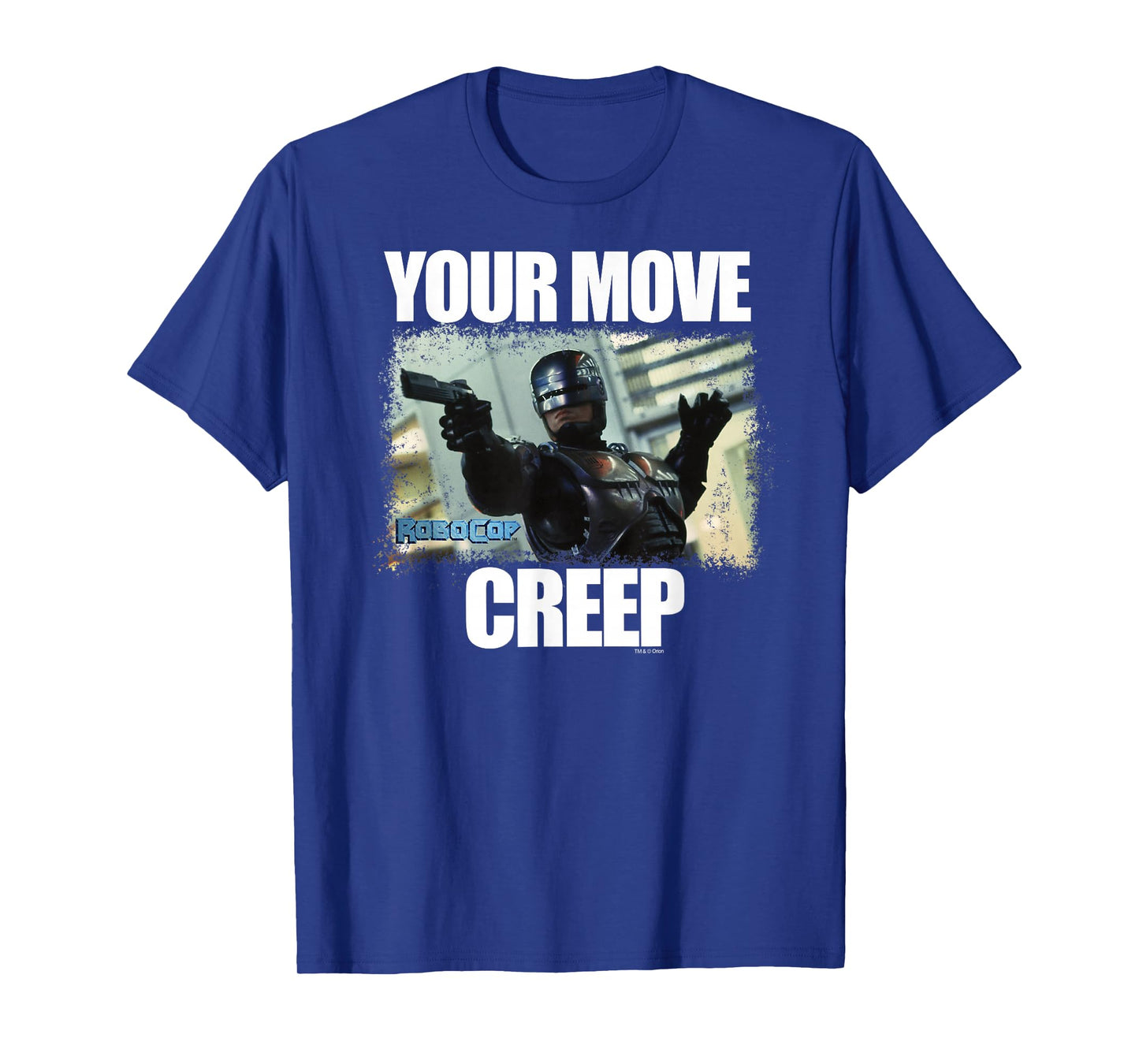 RoboCop Your Move Creep Distressed Portrait T-Shirt