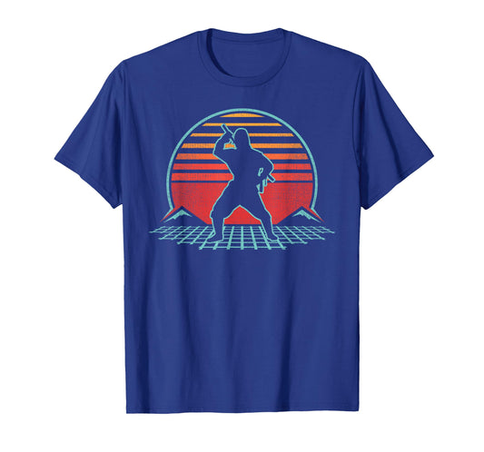 Ninja Shinobi Ninjutsu Warrior Retro Vintage 80s Style Gift T-Shirt