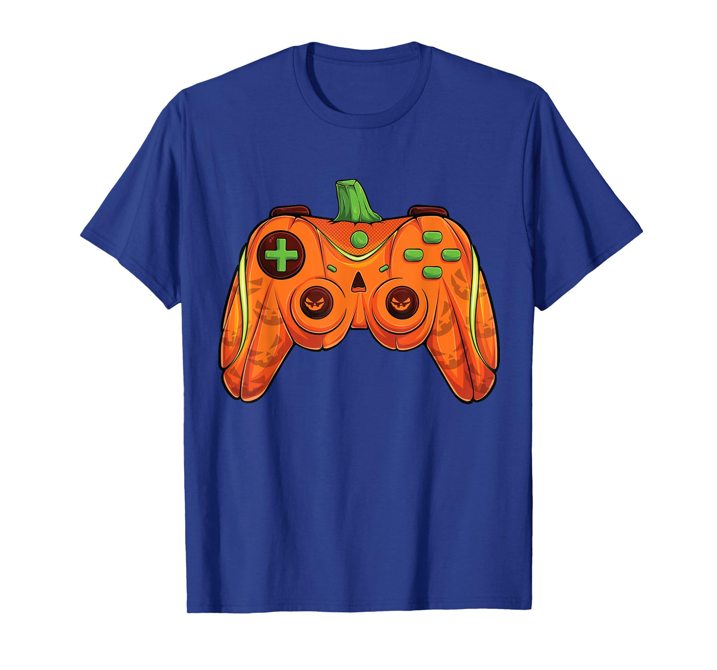 Halloween Gamer Pumpkin controller Video Gamer Kids Boys T-Shirt