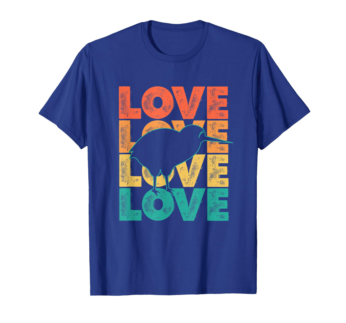 Cute Retro I Love Kiwi Theme Idea For Birds Lovers T-Shirt