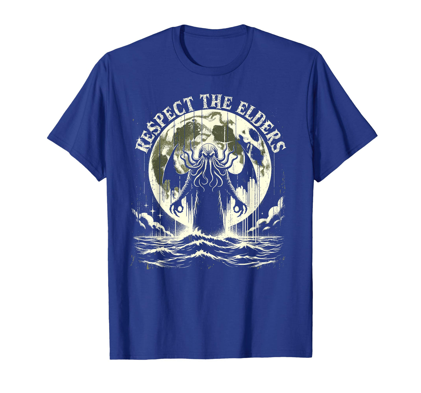 Cthulhu Respect The Elders, Vintage Cosmic Horror T-Shirt