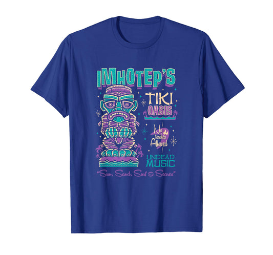 The Mummy Creepy Cute Tiki Lounge - Vacation Surf Monster T-Shirt