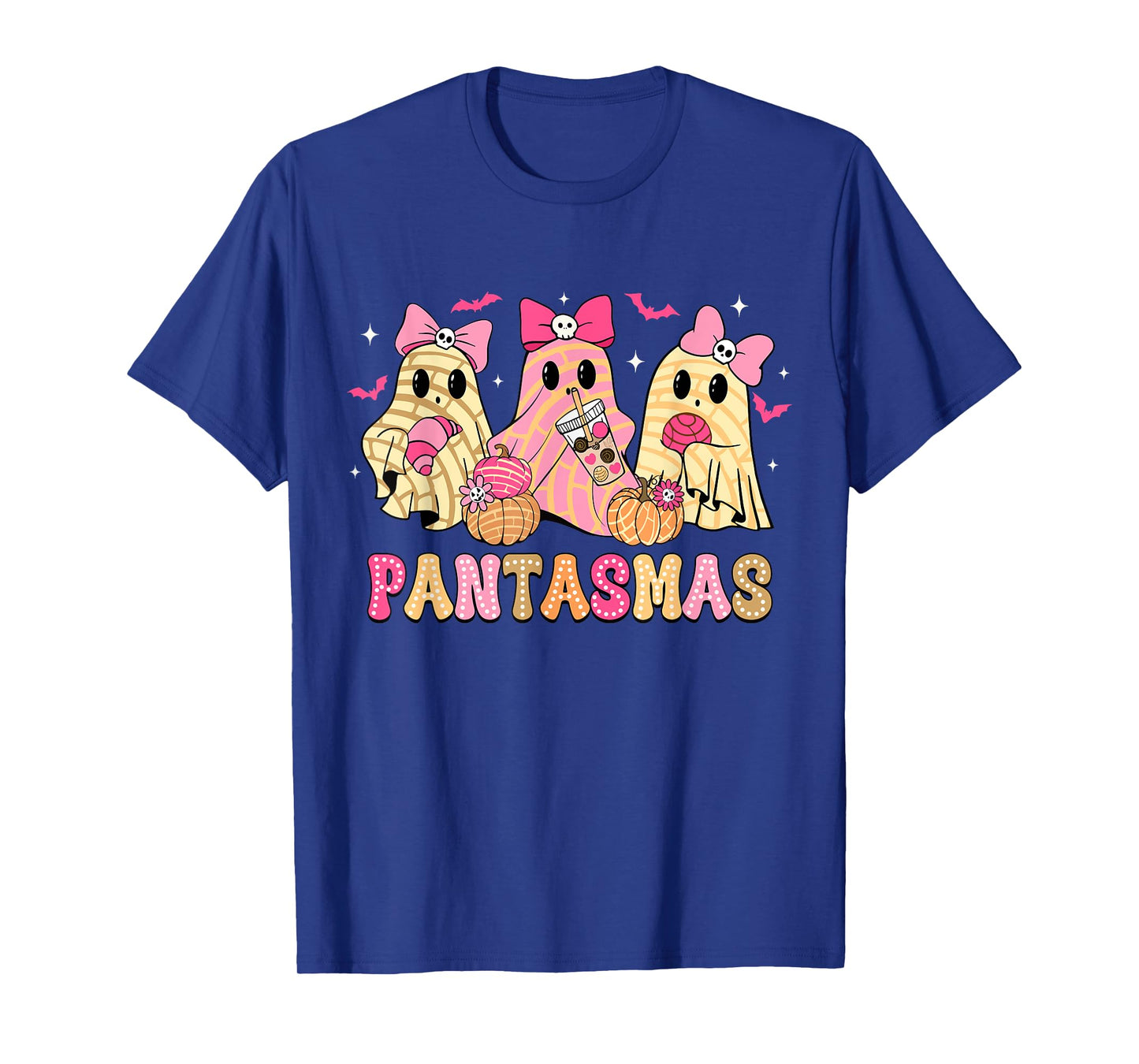Pantasmas Ghost Funny Spooky Conchas Mexican Halloween Ghost T-Shirt