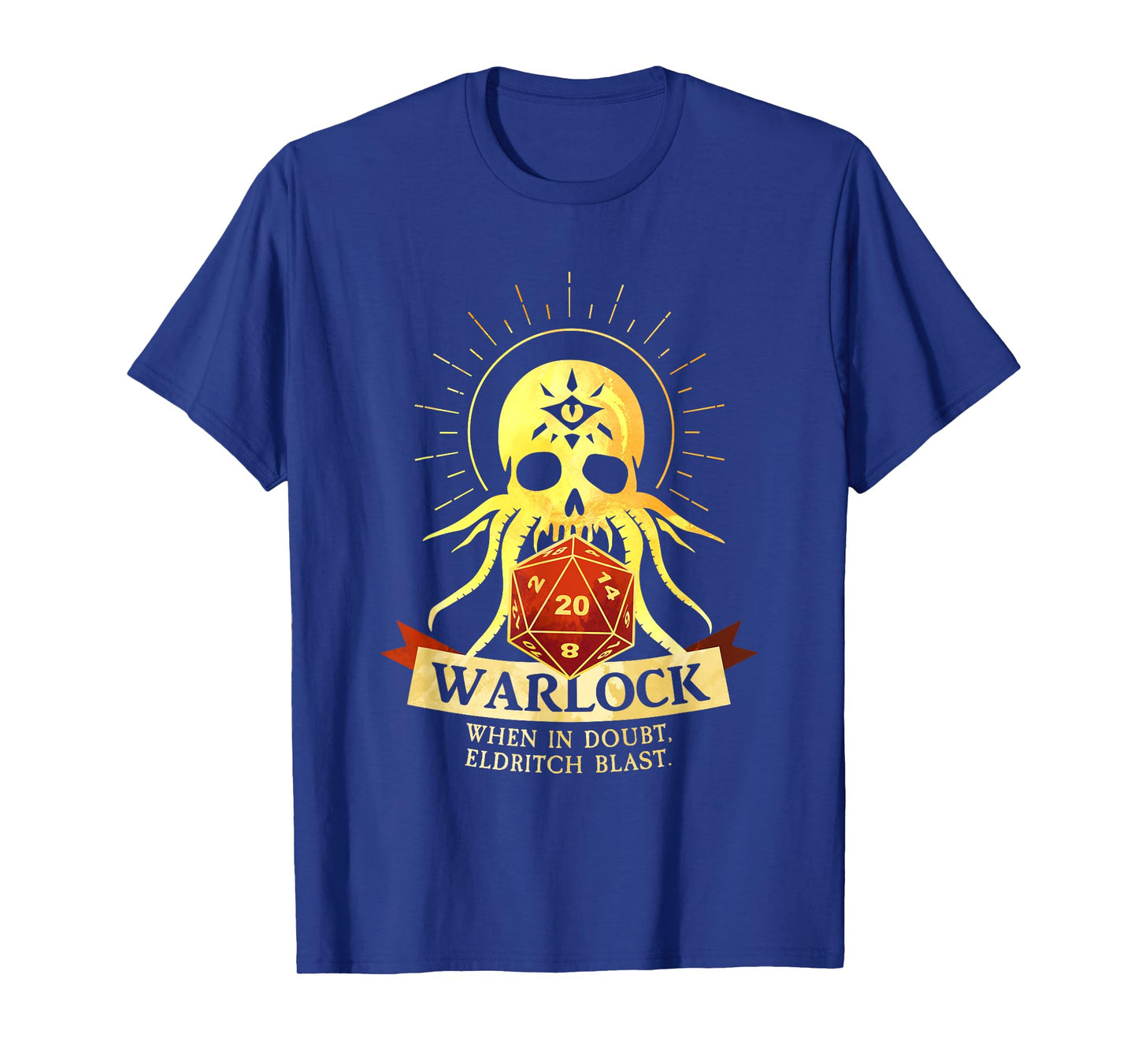Warlock Fantasy RPG TRPG Gamer Class T-Shirt