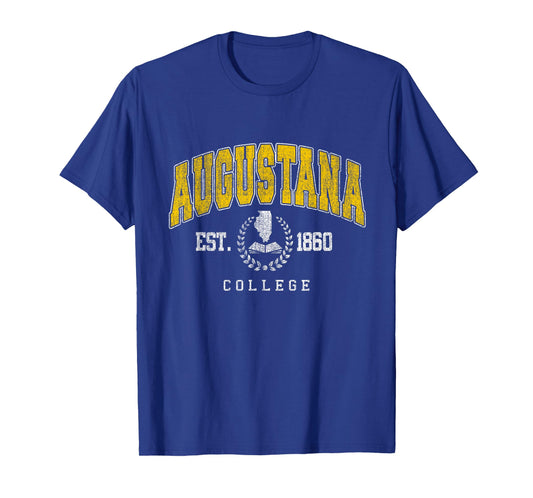 Augustana Arch Athletic Vintage Sports Tee Men Women T-Shirt