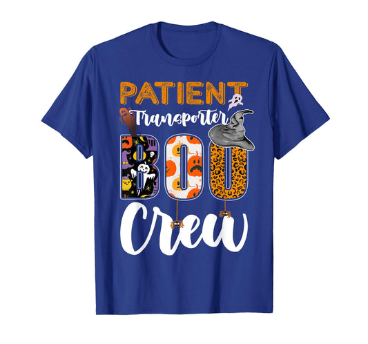 Patient Transporter Boo Crew Halloween Matching T-Shirt