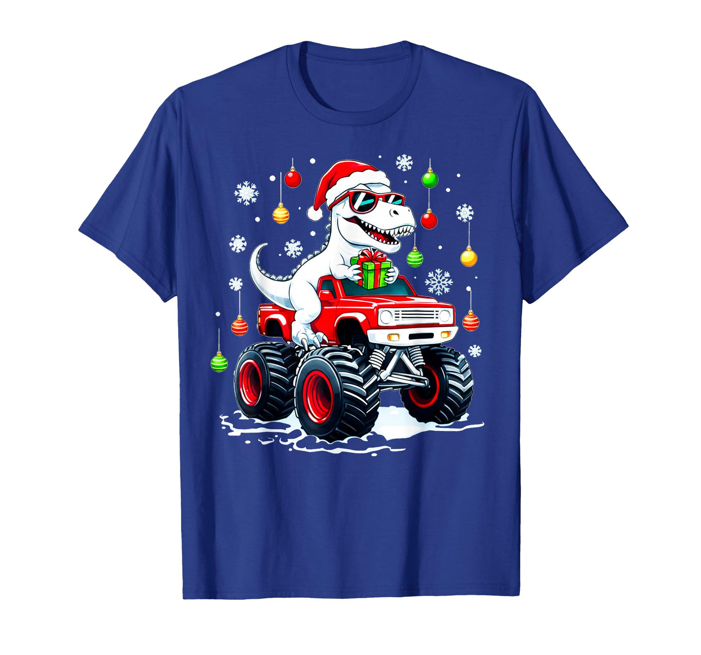Dinosaur Christmas Shirt for Boys.trex Christmas T-Shirt