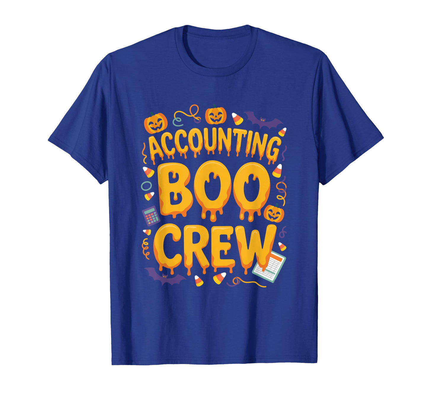 Spooky Accounting Boo Crew Matching Halloween Party T-Shirt