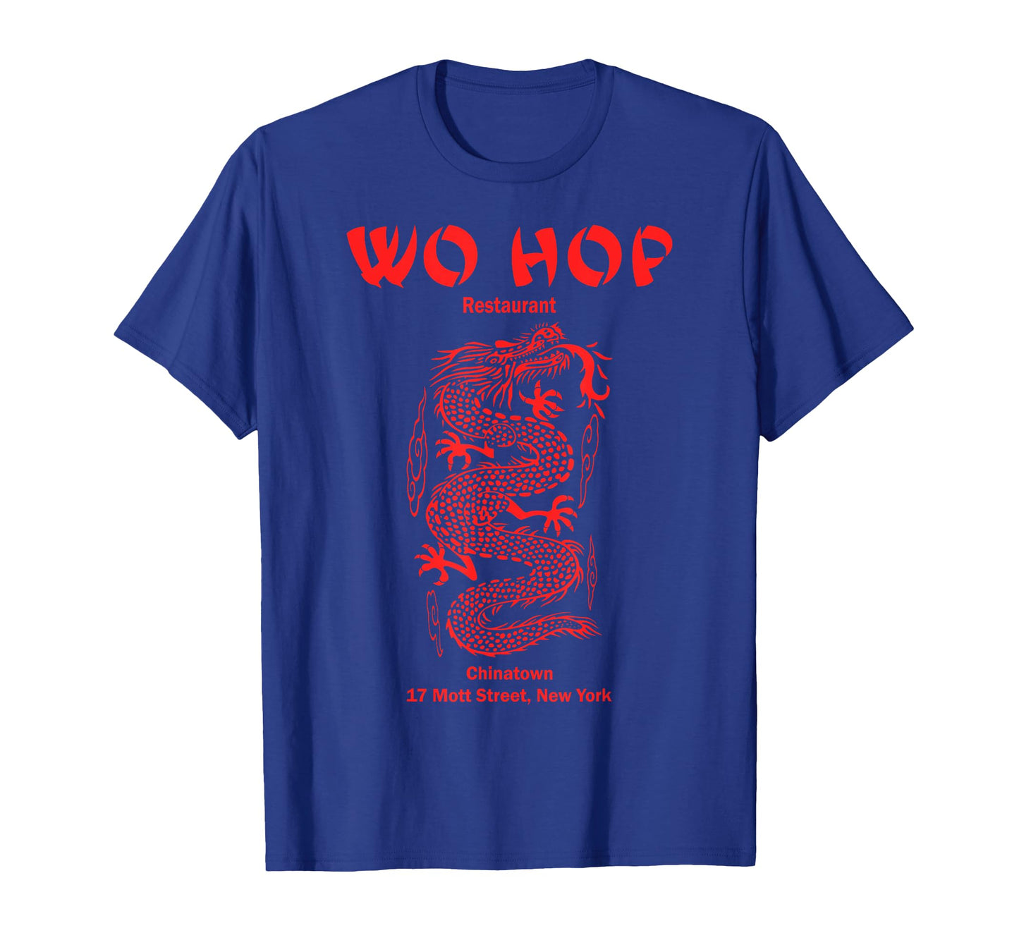 Red Wo hop Restaurant Chinatown, Serpent Dragon Vintage T-Shirt
