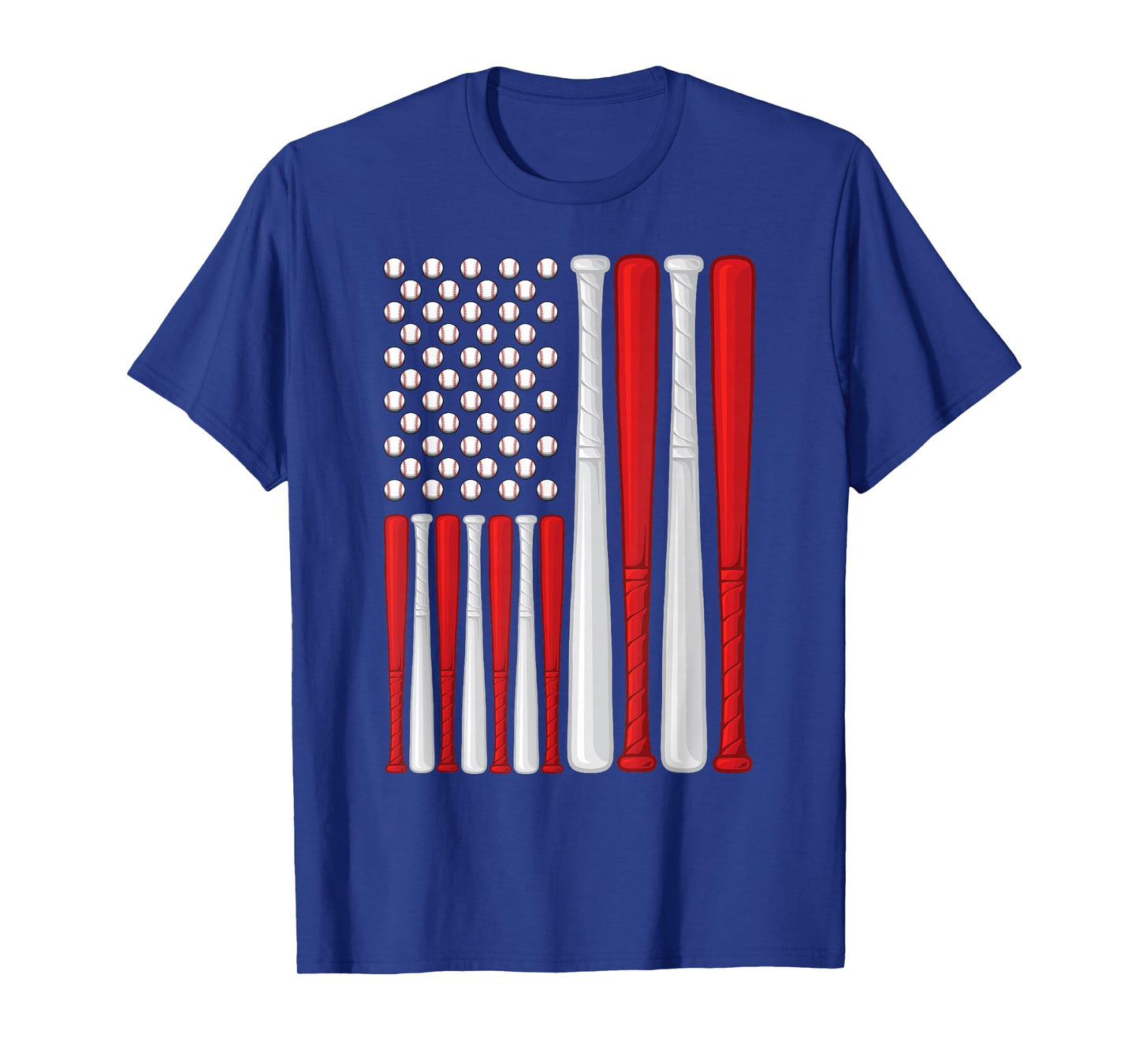 USA Flag - American Baseball Flag - Vintage Baseball Flag T-Shirt