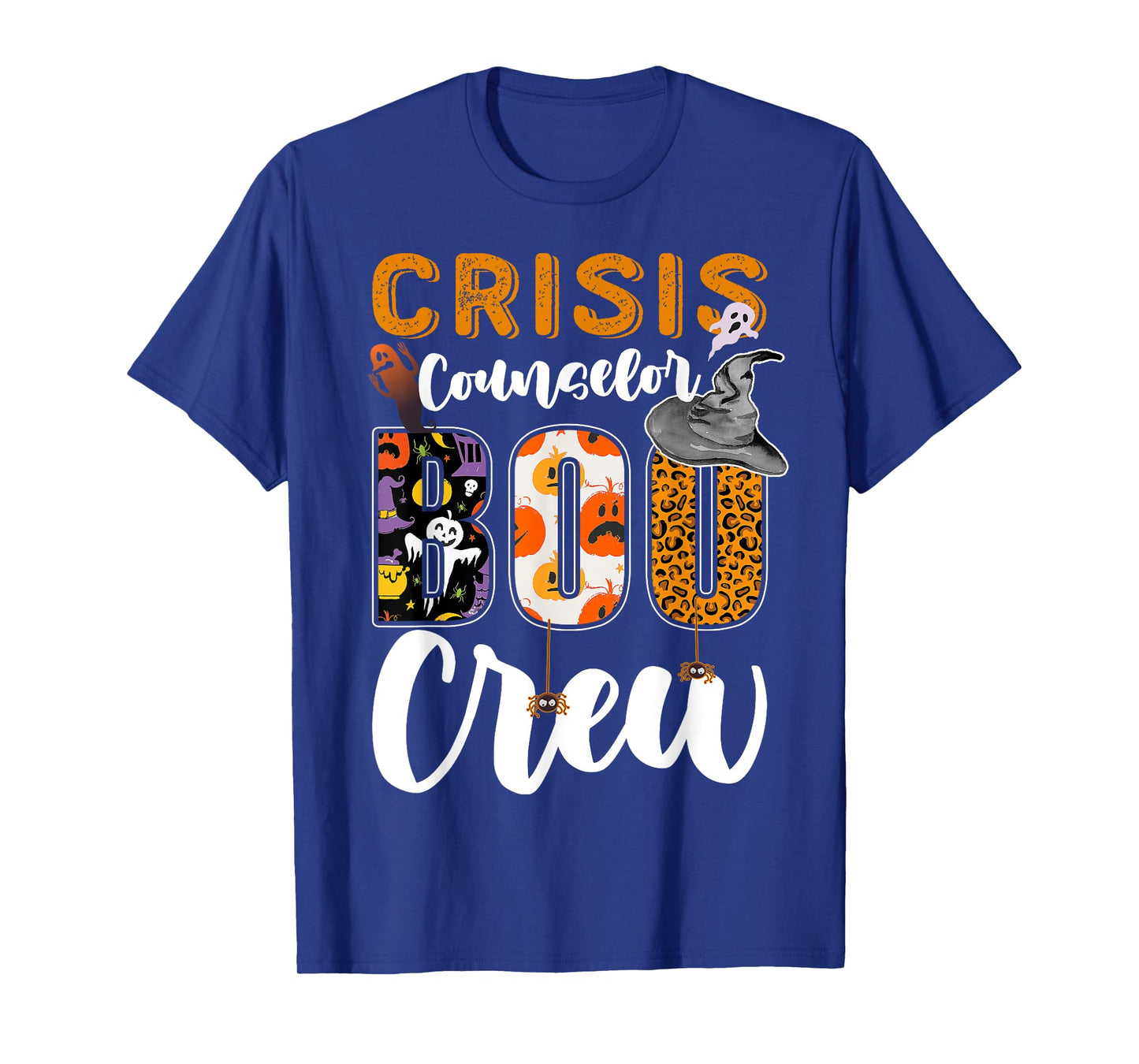 Crisis Counselor Boo Crew Halloween Matching Trauma Therapy T-Shirt