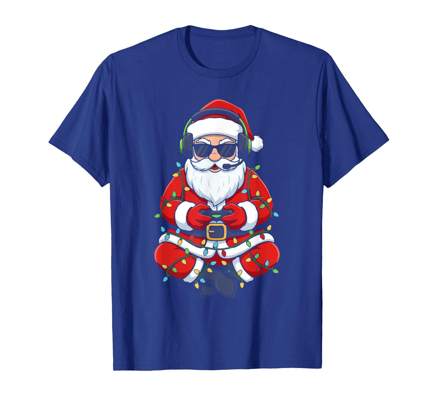 Merry Christmas Gamer Santa Funny Play Game Boys Men Xmas T-Shirt