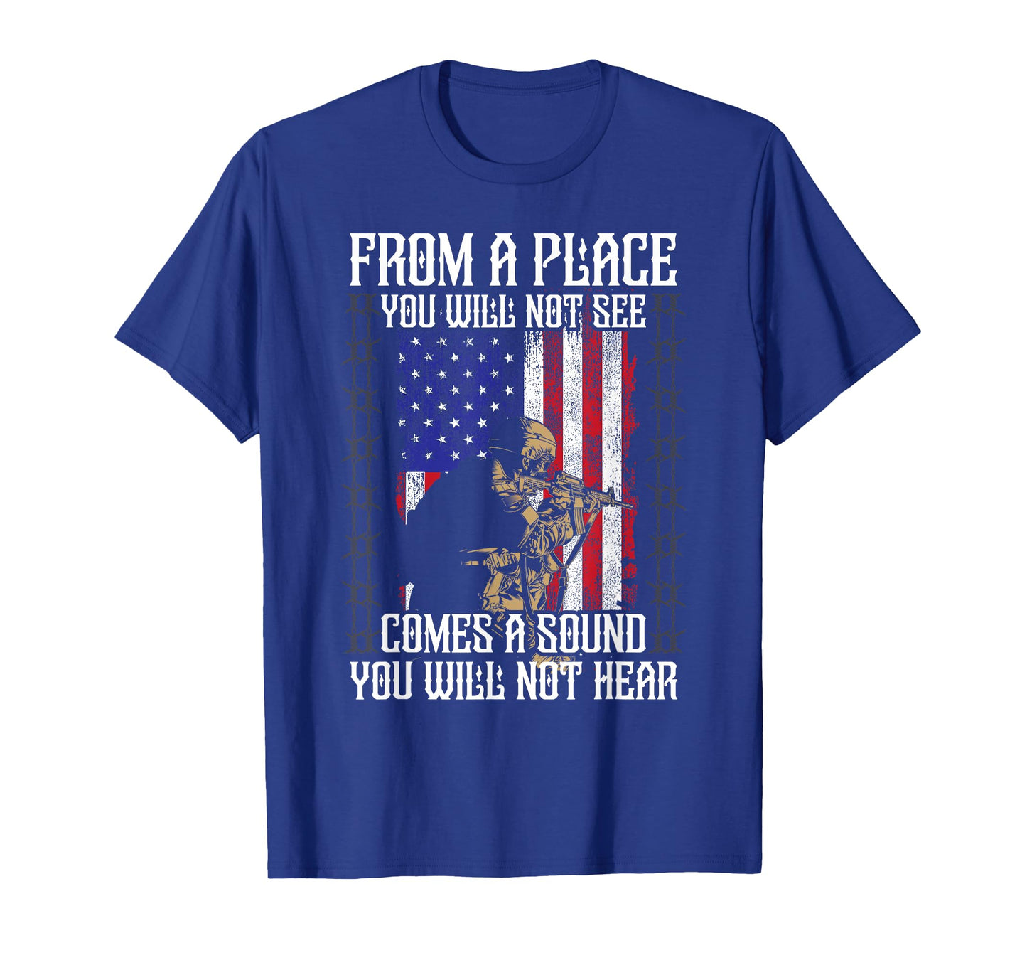 Sniper Military Sharpshooter Shooting Noise Marksman Shooter T-Shirt