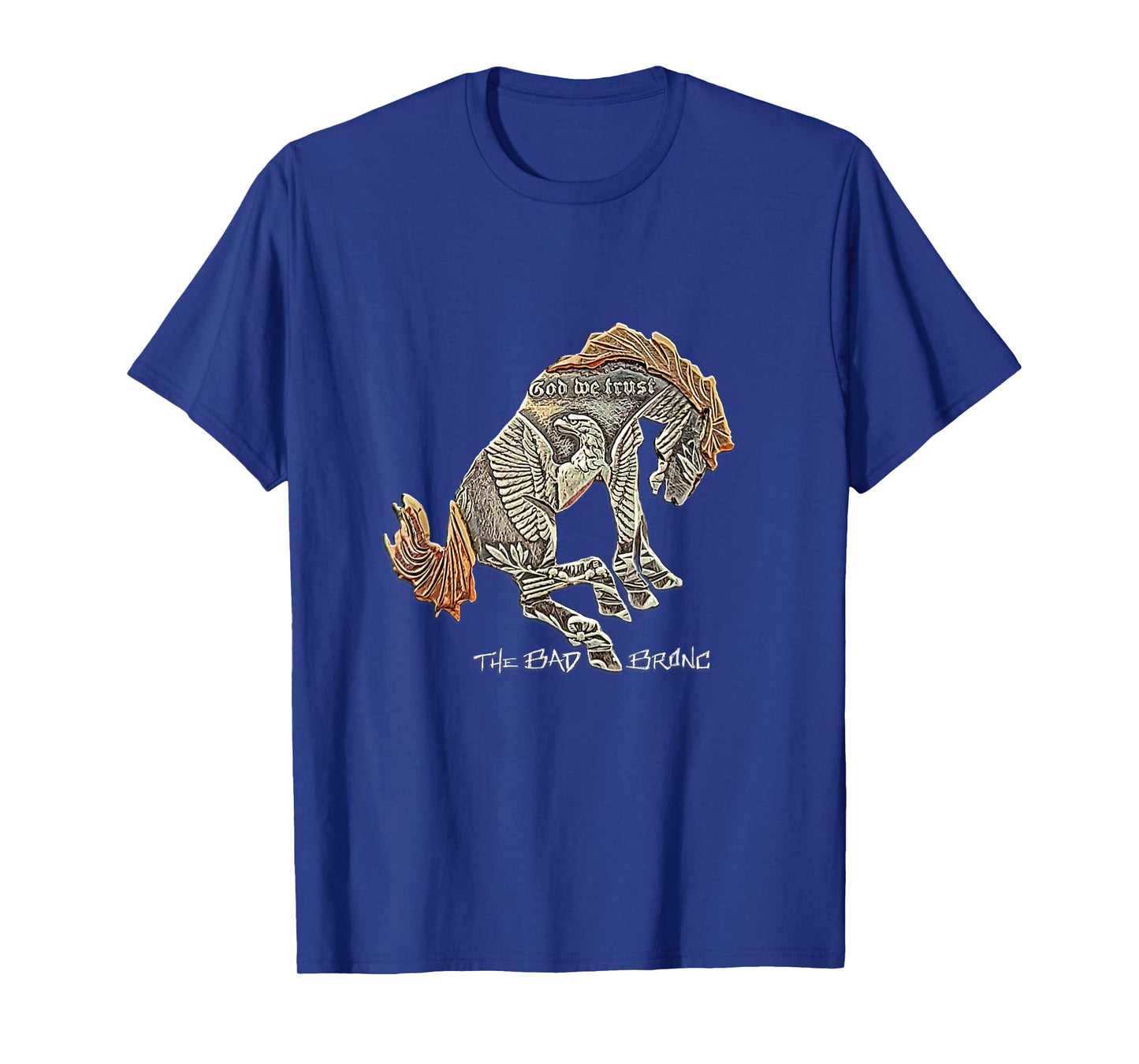 God We Trust Bronc T-Shirt