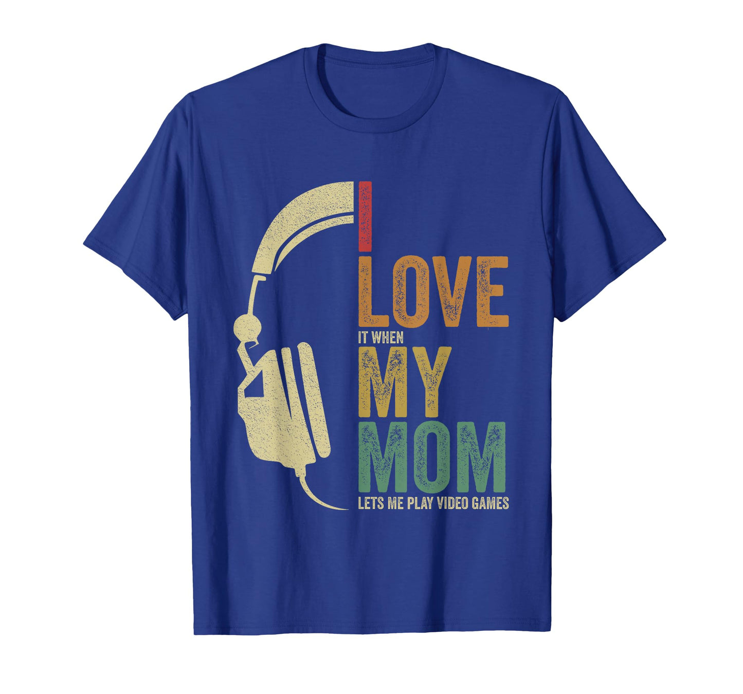 Kids Gaming I Love My Mom Video Games Boy Gaming T-Shirt