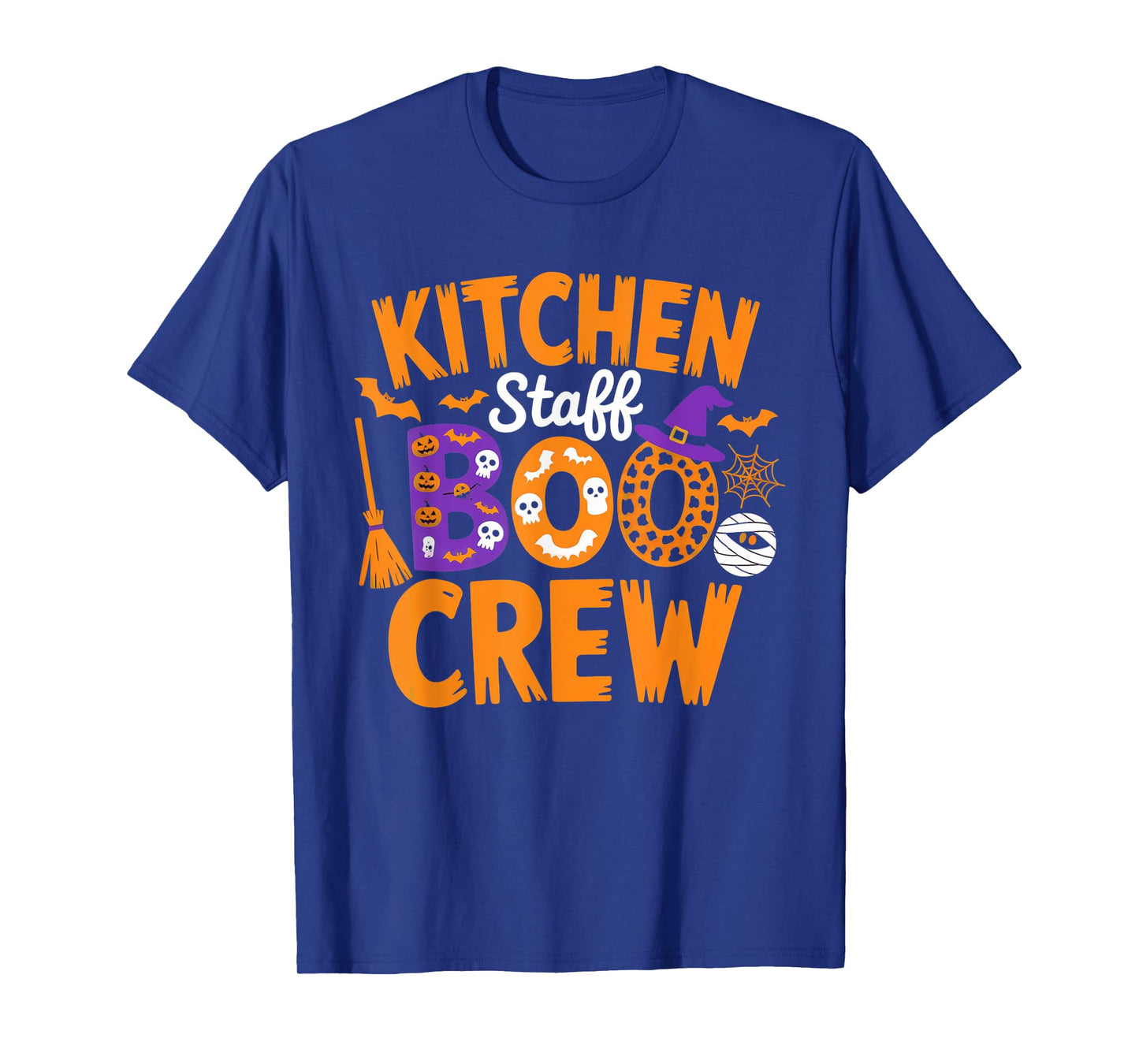 Kitchen Staff Boo Crew Funny Halloween Matching Man Woman T-Shirt