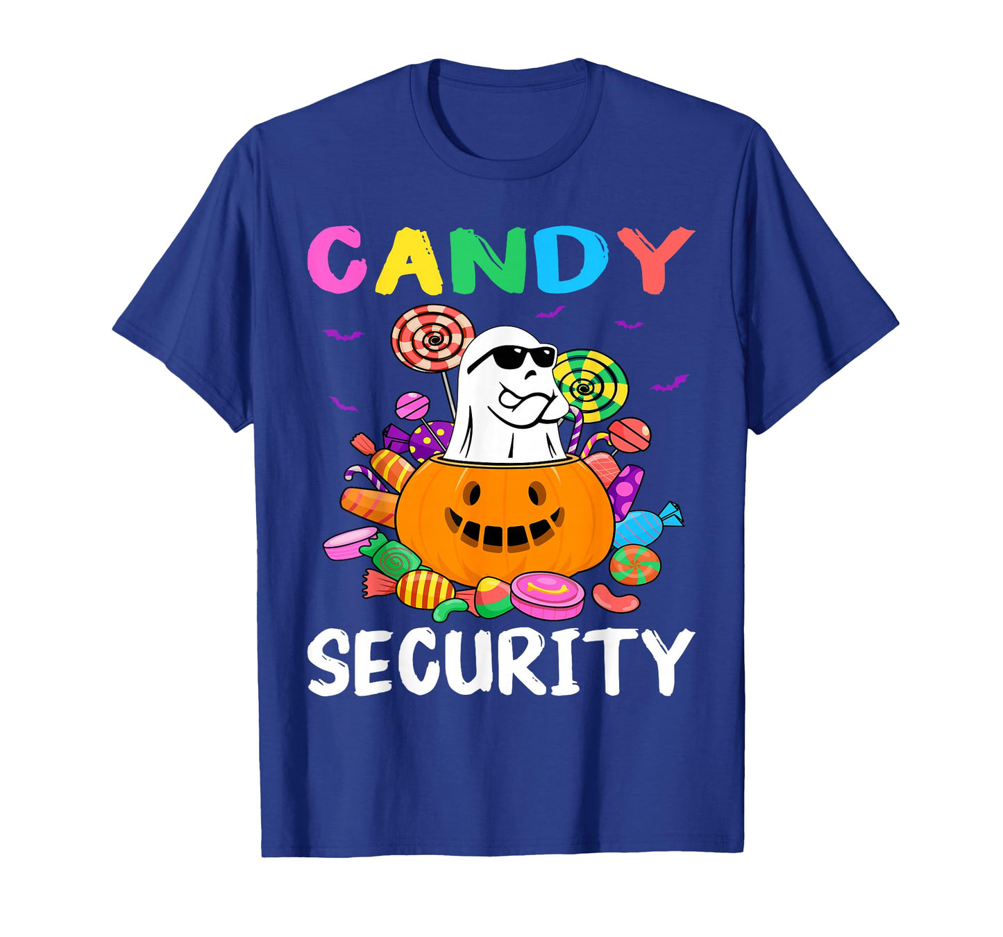 Candy Security Ghost Halloween Costume T-Shirt