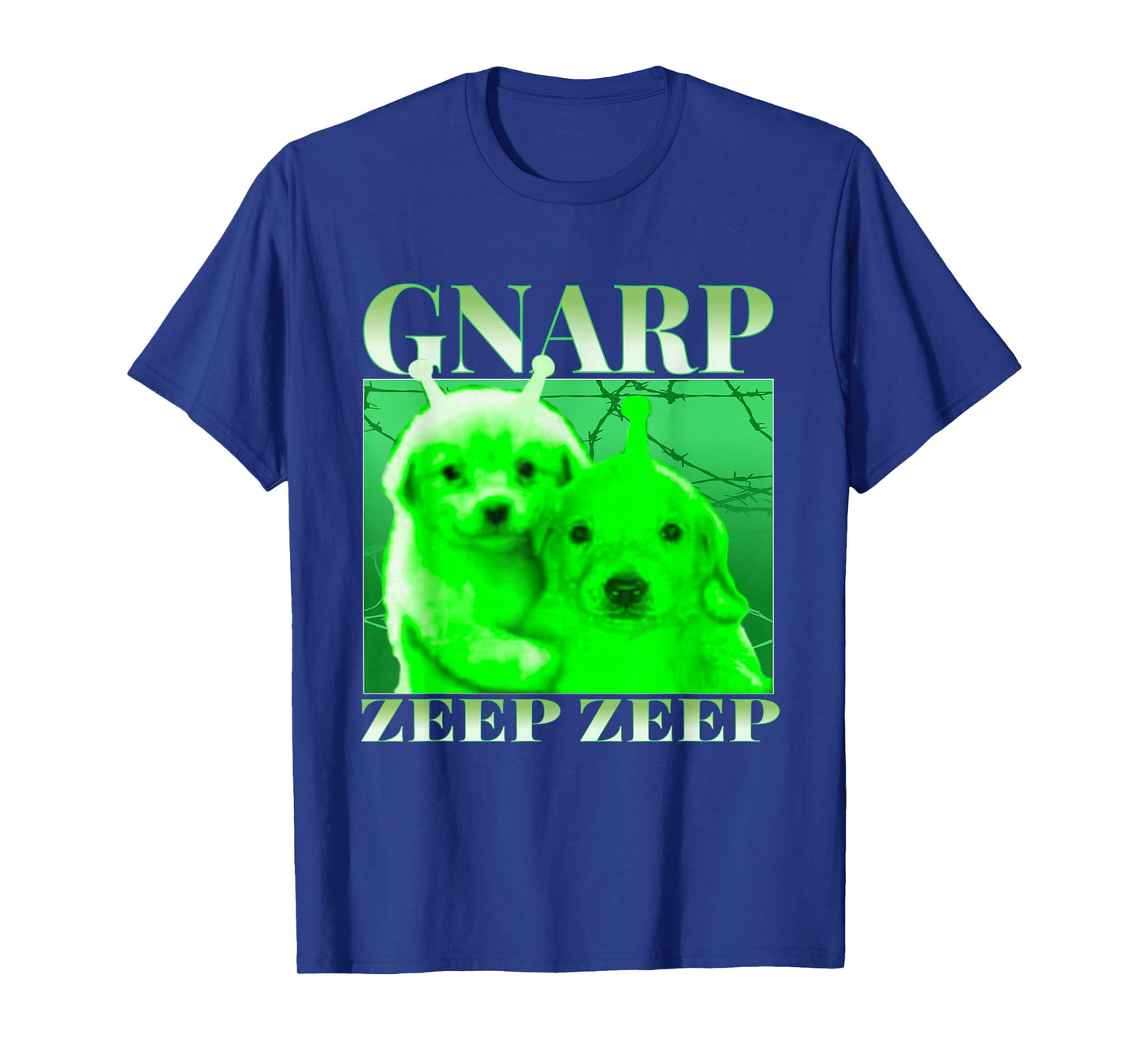 Glerp Glorp Funny Alien Dog Meme Brainrot Dank Memes T-Shirt