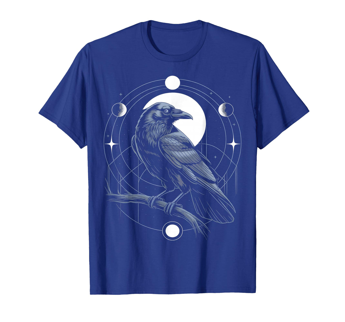 Raven Crow Dark Bird Witchcraft Omens Midnight T-Shirt
