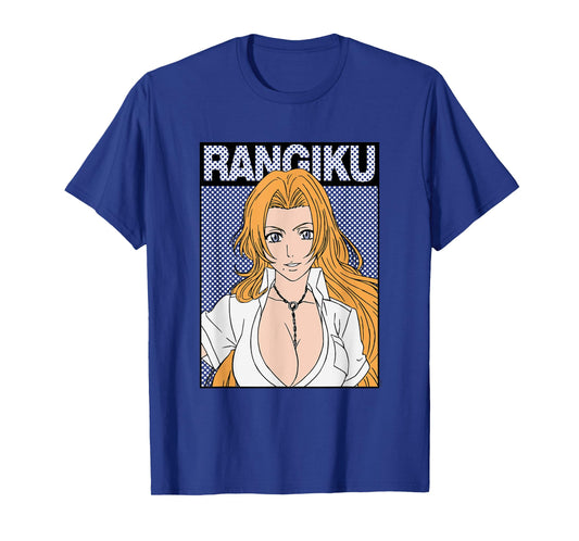 Bleach Rangiku Rectangle Dot Graphic Anime T-Shirt