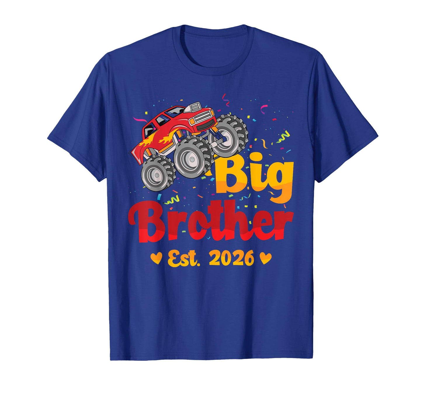 Promoted to Big Brother 2026 Monster Truck Baby Announcement T-Shirt