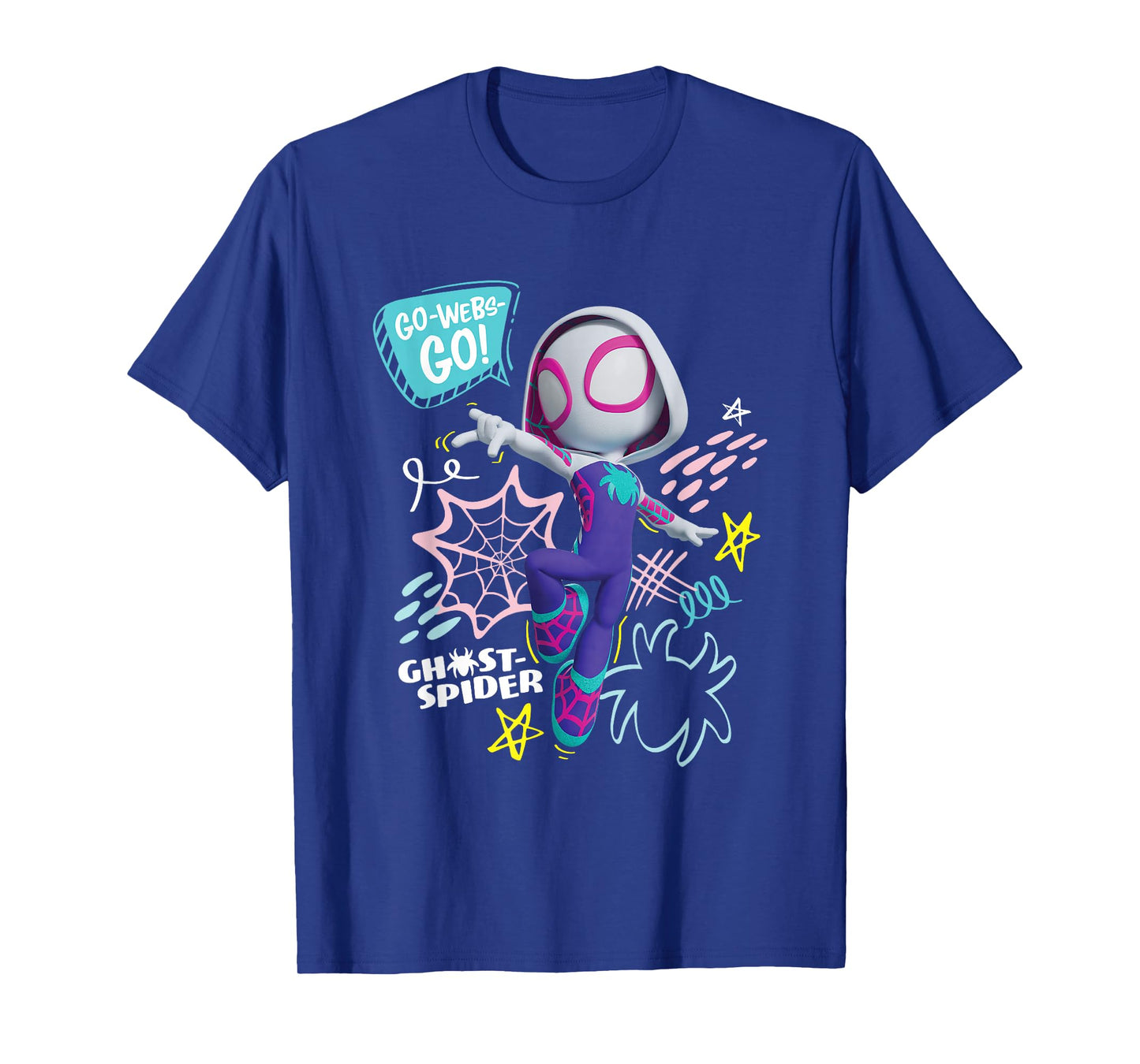 Marvel Spidey And His Amazing Friends Ghost-Spider Go Webs! T-Shirt