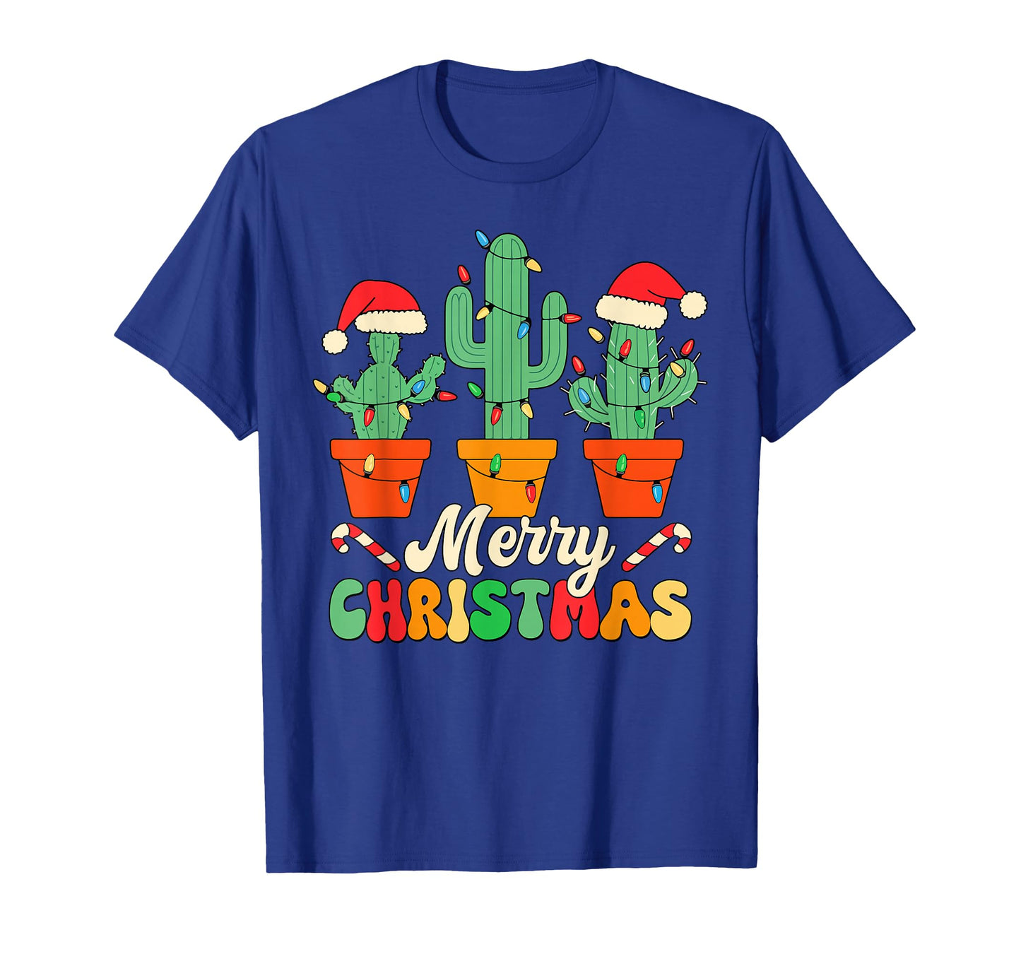 Christmas Cactus Cute Succulent Plant Xmas Men Women Kids T-Shirt