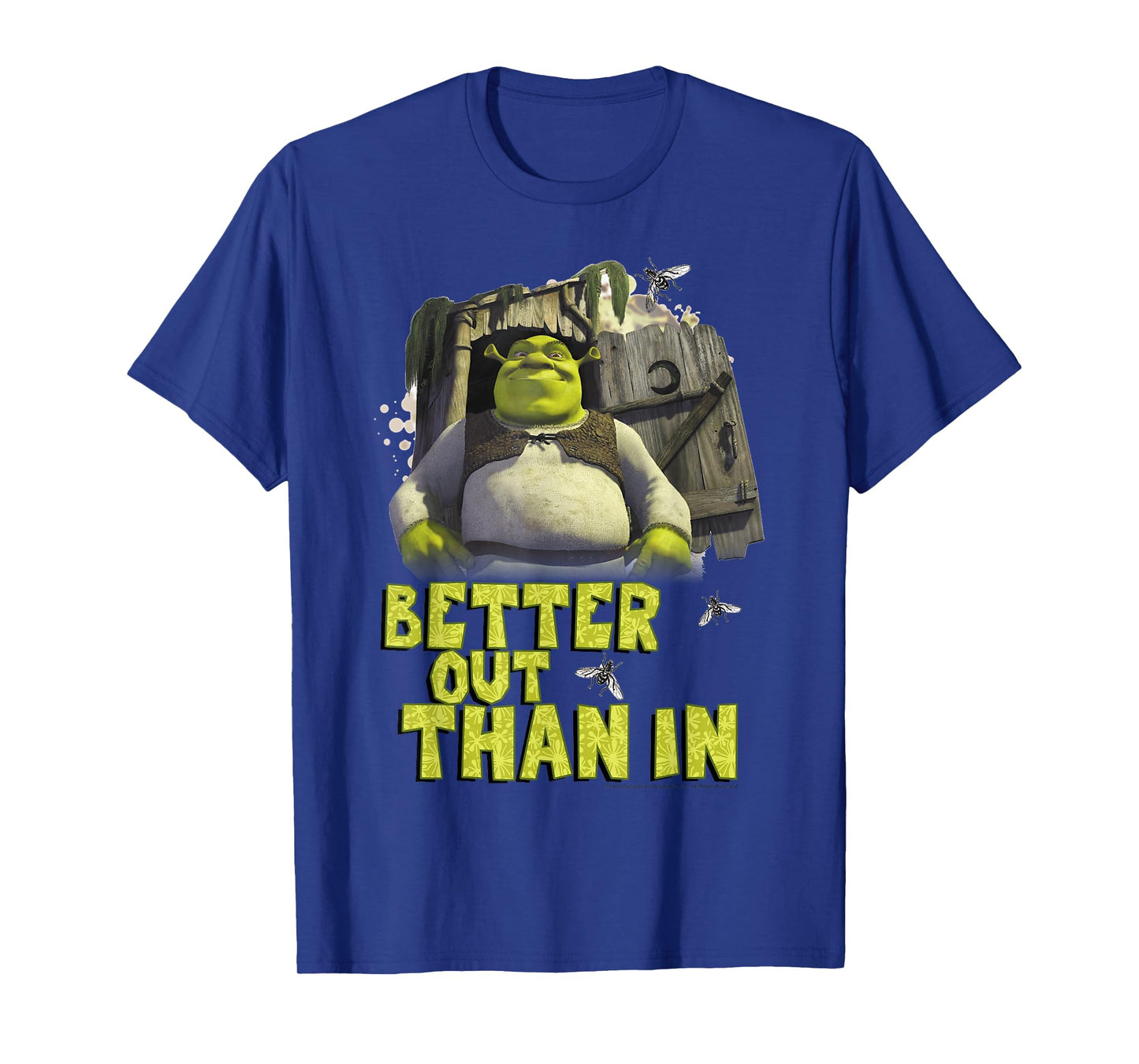 Shrek Outhouse Better Out Than in Quote T-Shirt