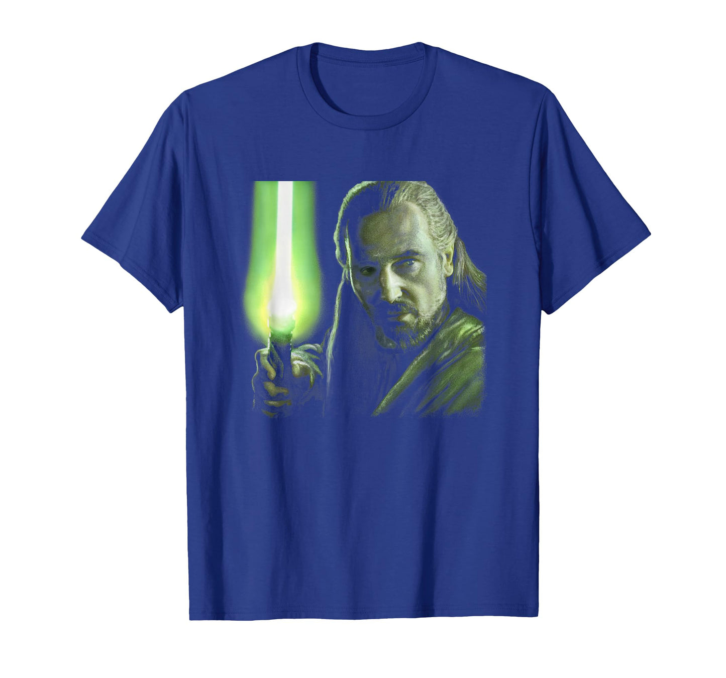 Star Wars The Phantom Menace Episode I Qui-Gon Jinn Poster T-Shirt