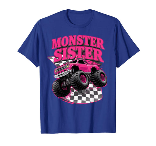 Monster Truck Sister Monster Truck Are My Jam Truck Lovers T-Shirt