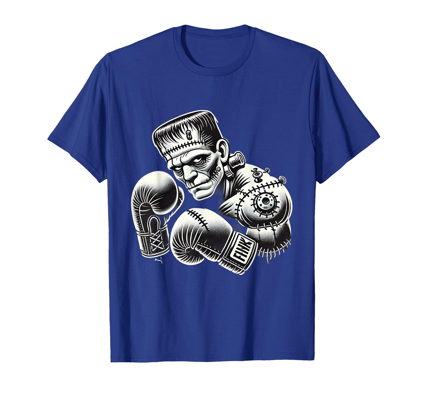 Frankenstein Boxer Funny Halloween Costume Sports Box Boxing T-Shirt