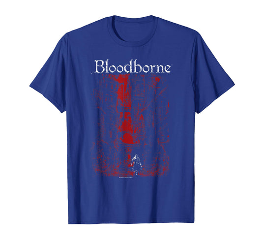 Bloodborne Red City Background T-Shirt