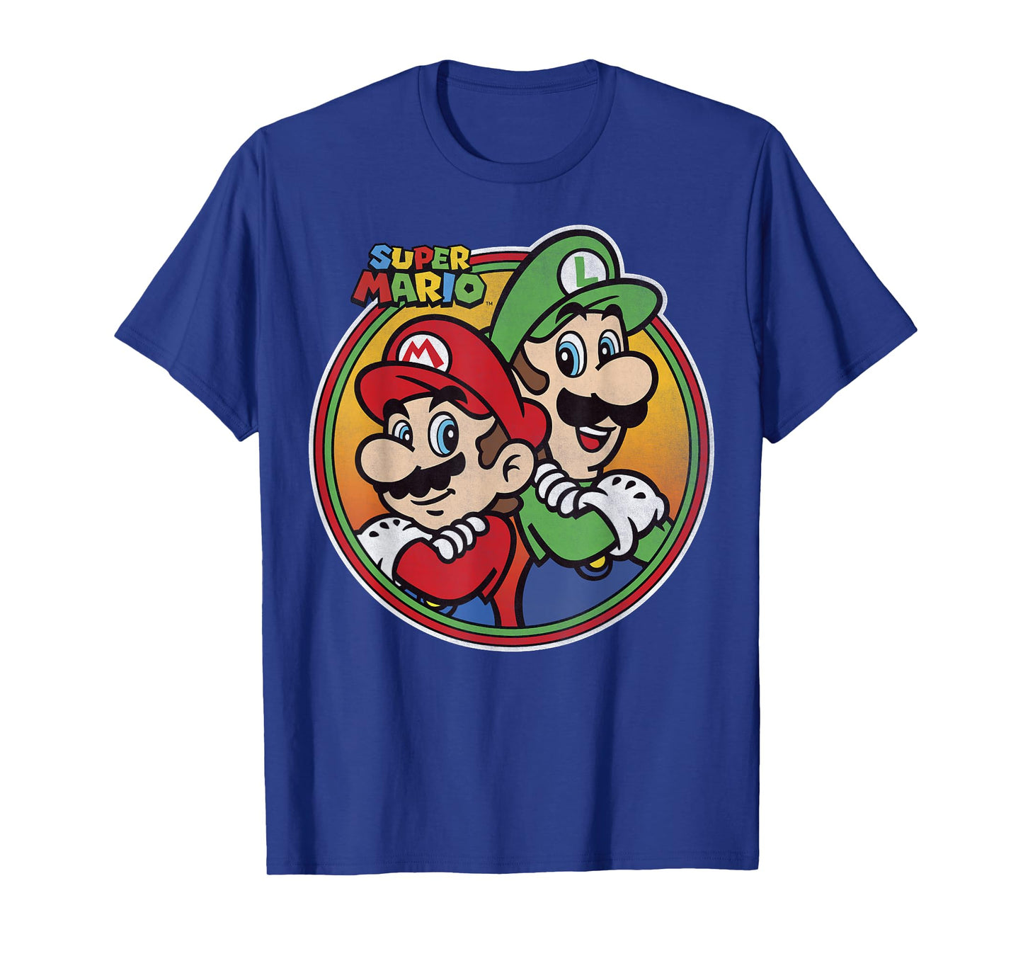 Nintendo Super Mario & Luigi Brothers Circle T-Shirt