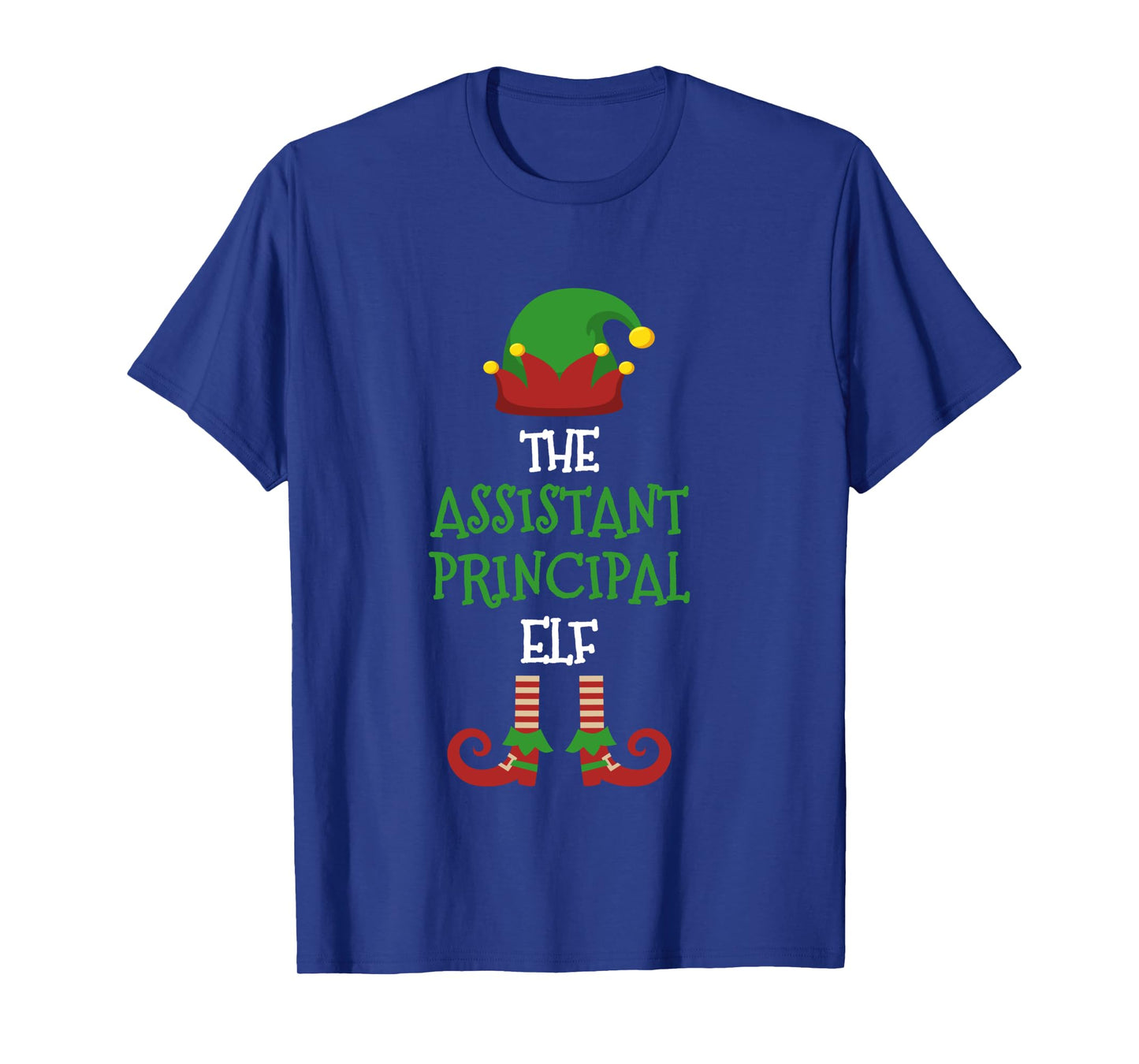 Assistant Principal Elf Matching Pajamas Christmas Teacher Long Sleeve T-Shirt