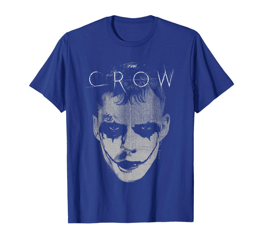 The Crow Official Unisex-Adults T-Shirt - Black - Small - Short Sleeve - Crew Neck - Modern - Movie-Themed - Letter Print
