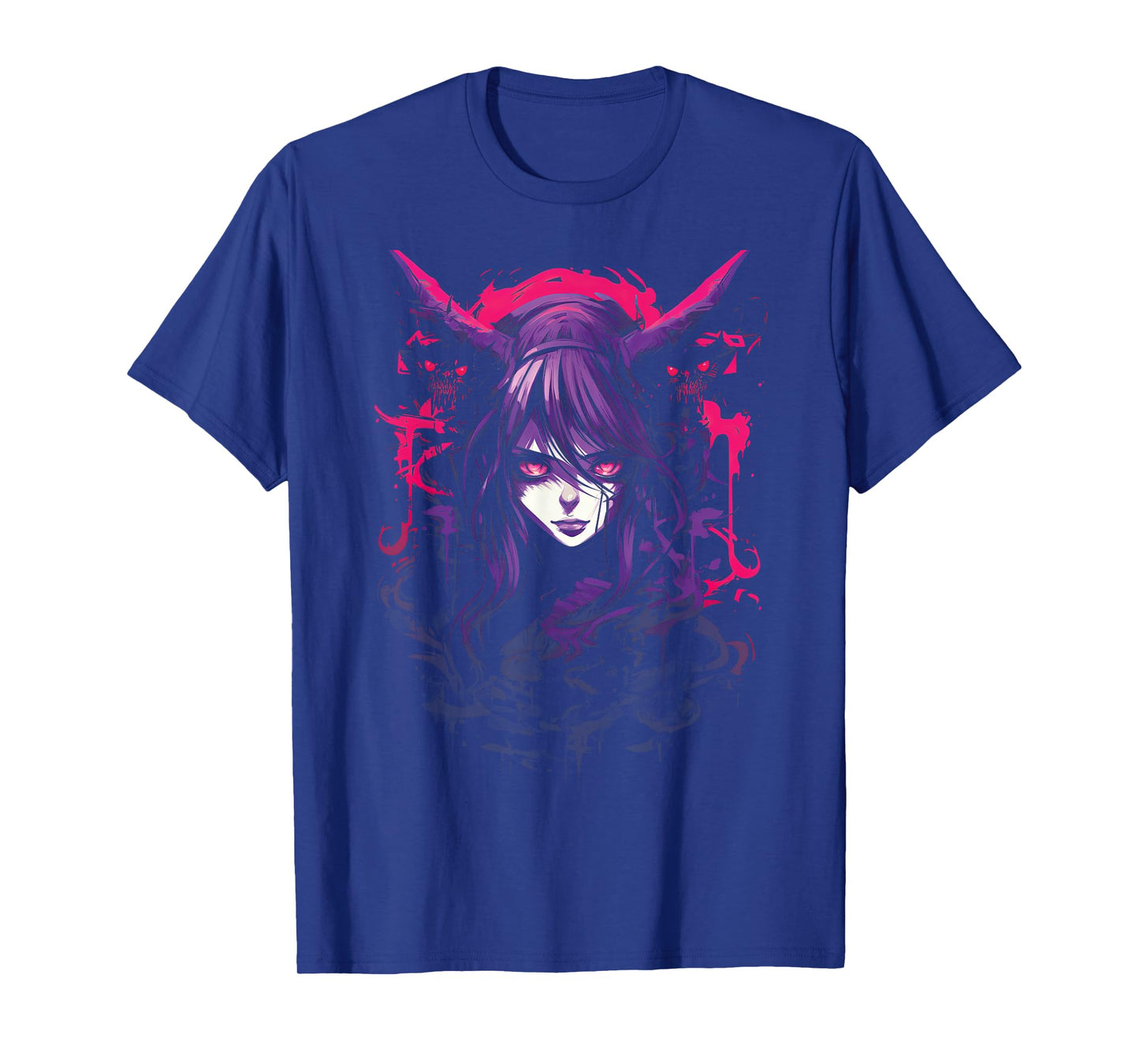Anime Goth Girl Japanese Aesthetic Grunge Horror T-Shirt