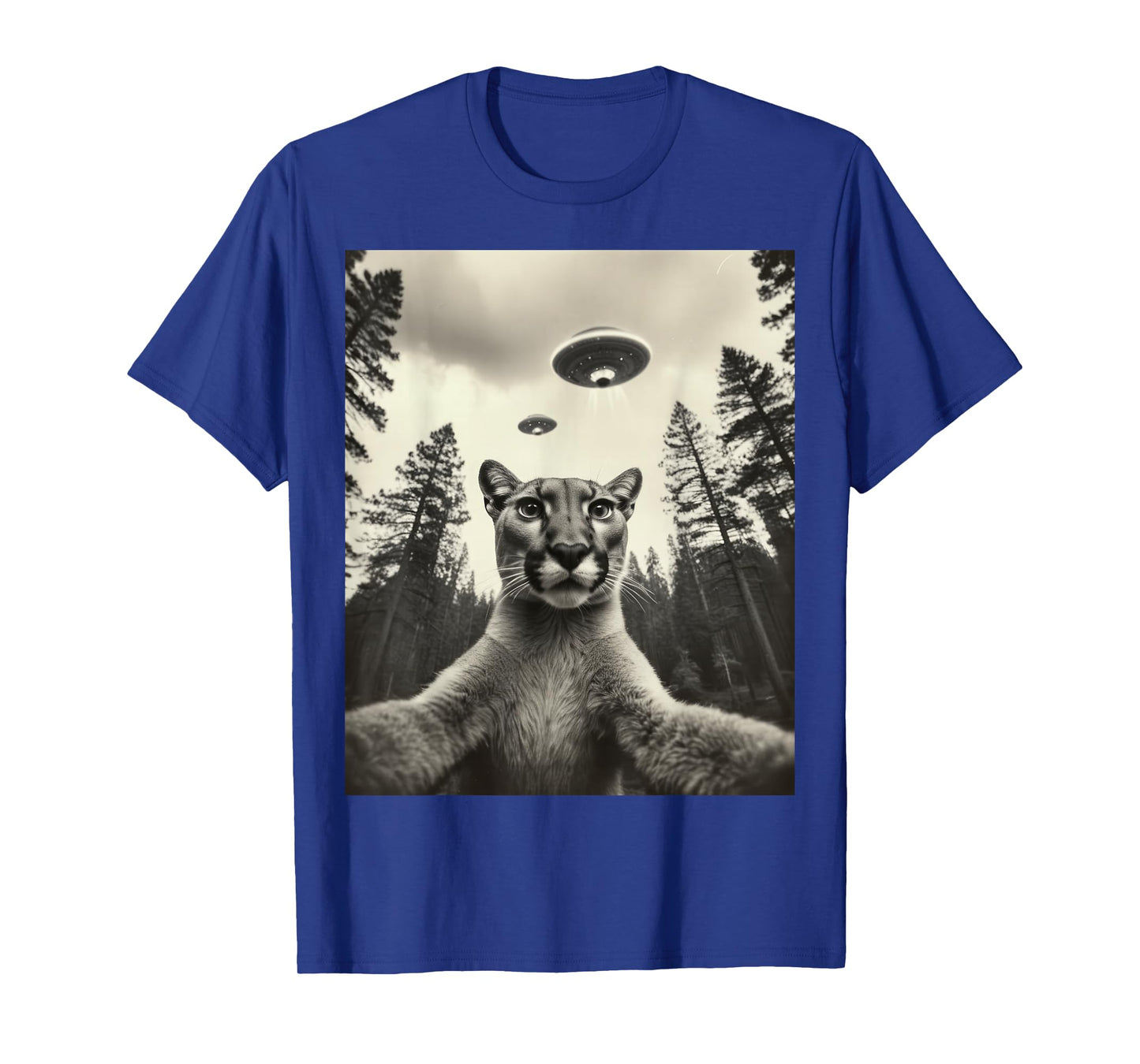 Alien Encounter: Puma Selfie with UFO T-Shirt