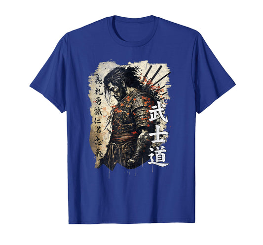 Ancient Japanese Samurai Shirt Bushido Code Warrior Gifts T-Shirt