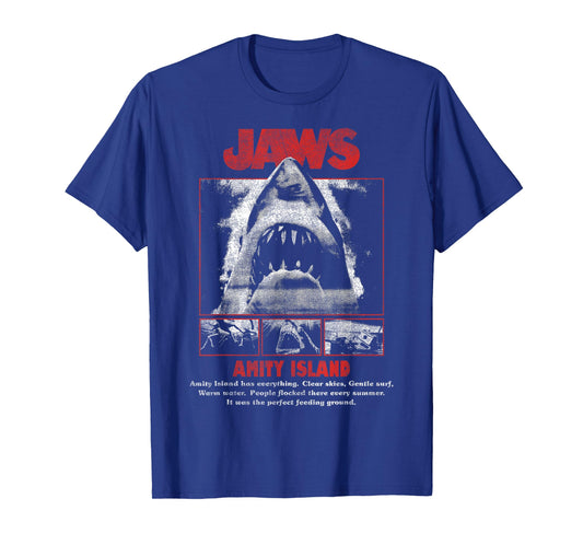 Jaws Movie Pop Poster T-Shirt