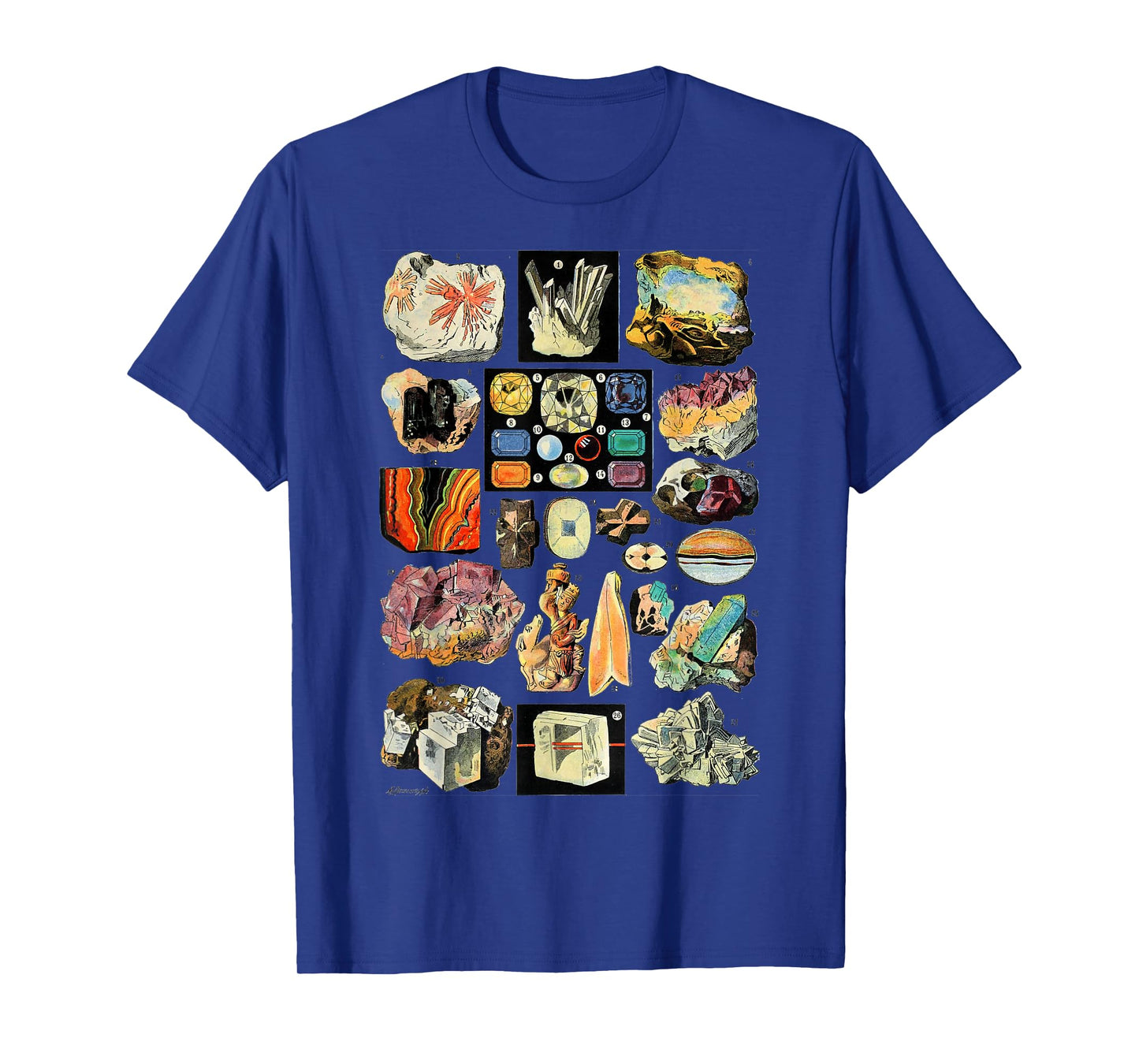Minerals Gemstones and Crystals Rock Collecting Geology T-Shirt