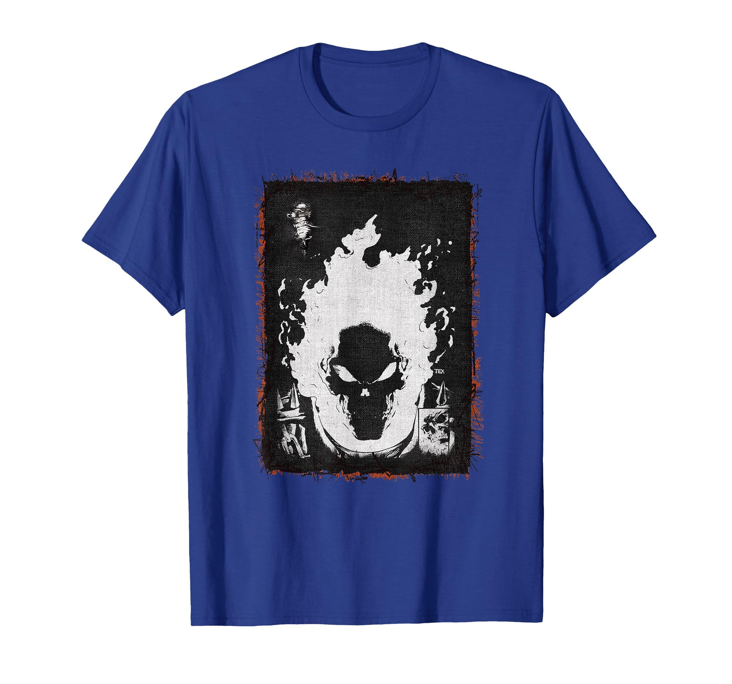 Marvel Ghost Rider Flaming Skull T-Shirt
